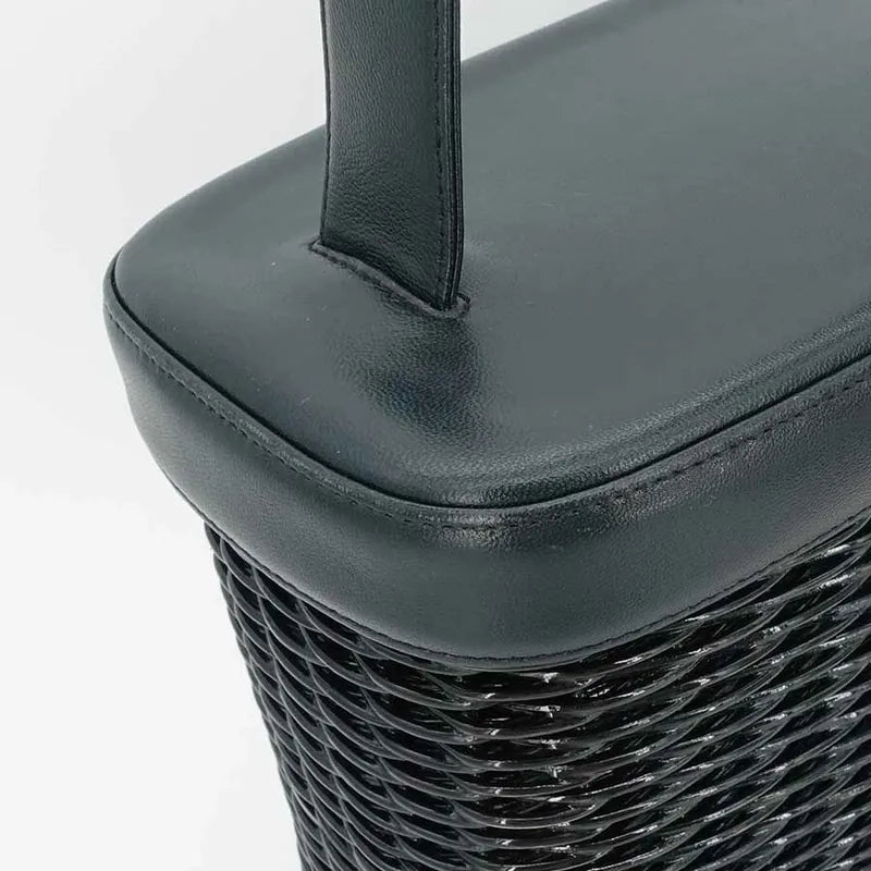 jq903-chanel-vintage-navy-rattan-flap-handbag