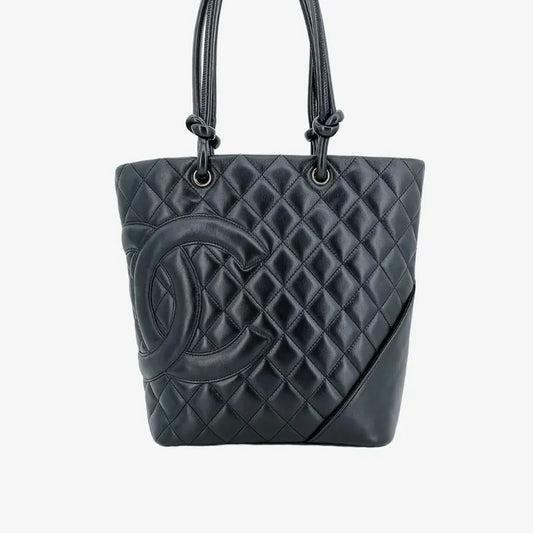 ra687-chanel-vintage-black-calfskin-cambon-tote-bag