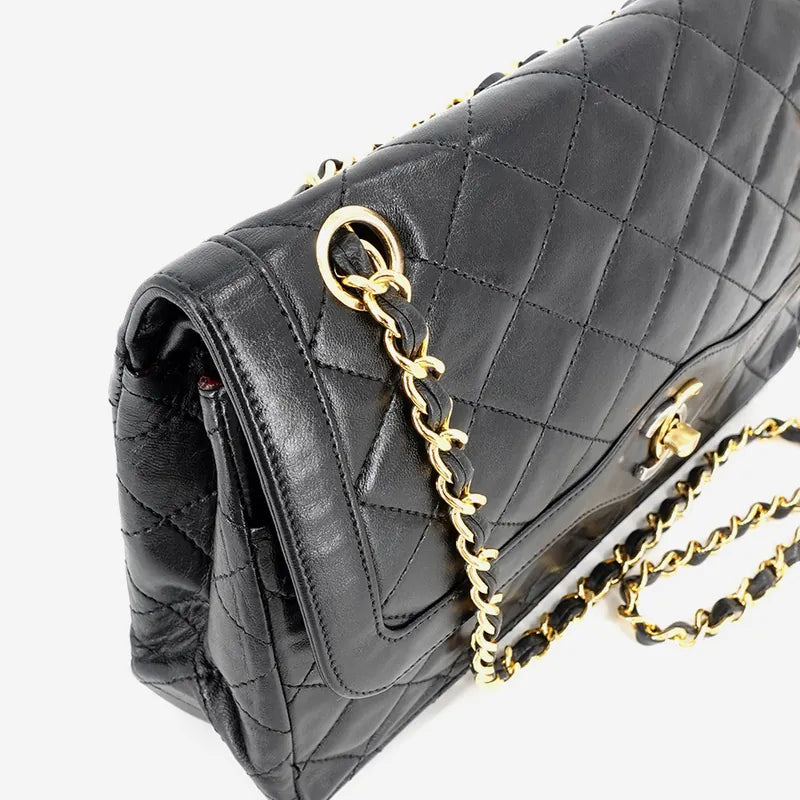 jm977-chanel-vintage-black-lambskin-paris-limited-edition-flap-bag