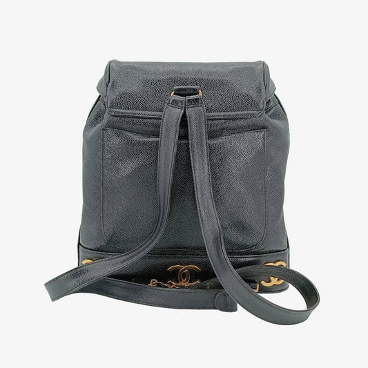 jr396-chanel-vintage-black-caviar-leather-turnlock-flap-backpack