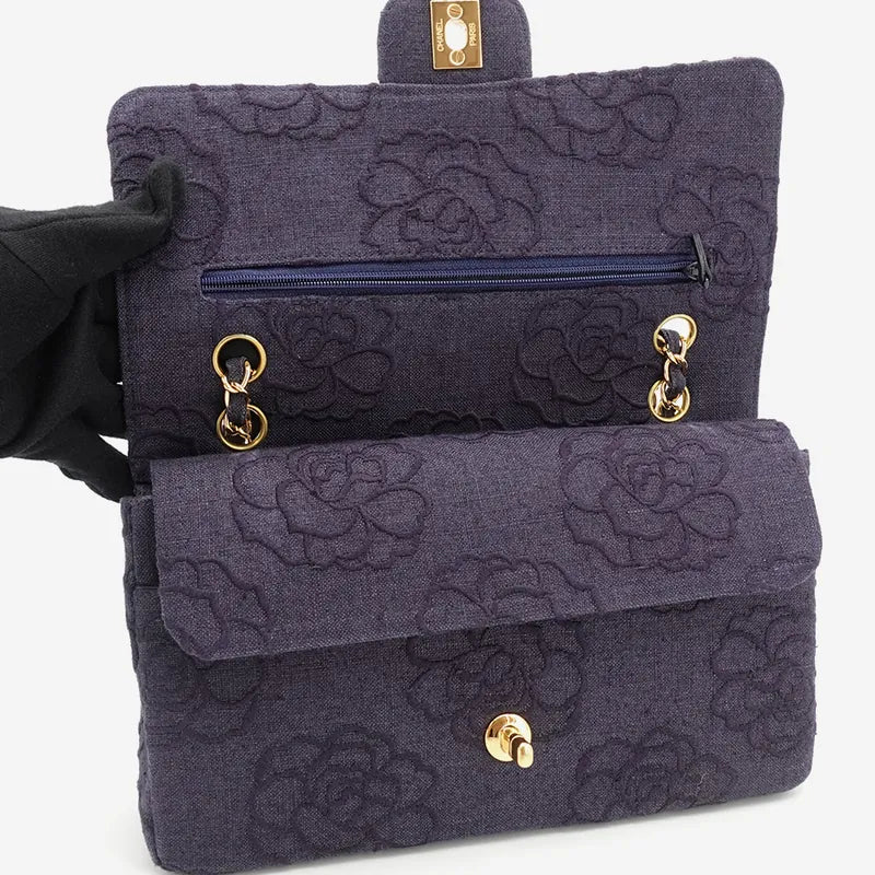 jq553-chanel-vintage-navy-cotton-classic-flap-bag