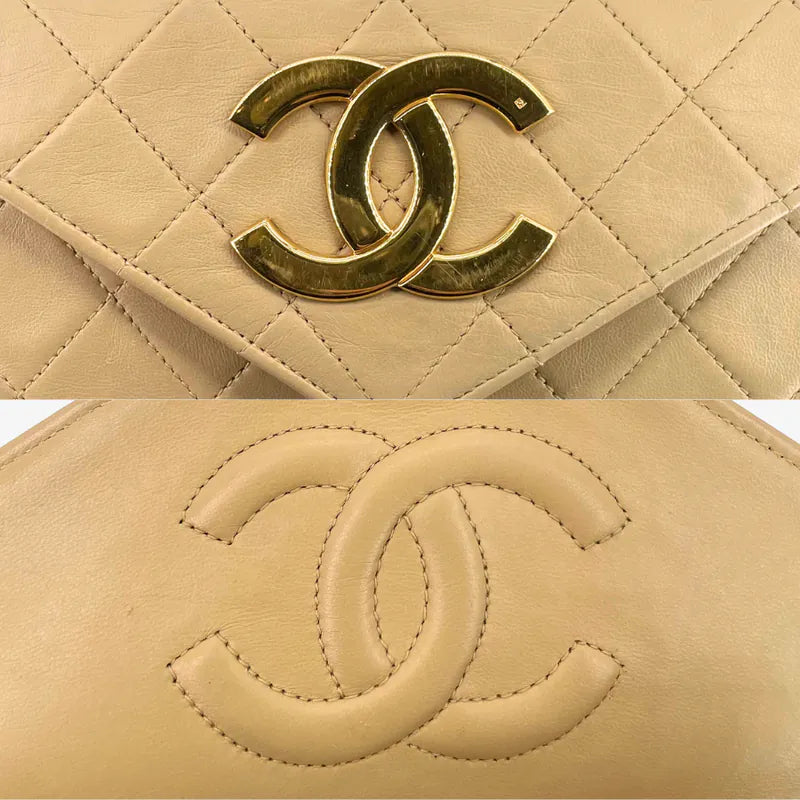 c565-chanel-vintage-beige-lambskin-big-cc-pointed-flap-bag