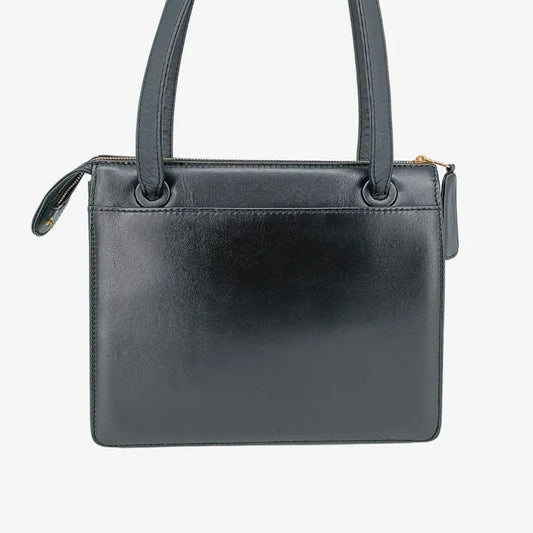 jah85-chanel-vintage-black-lambskin-embroidered-logo-tote-bag