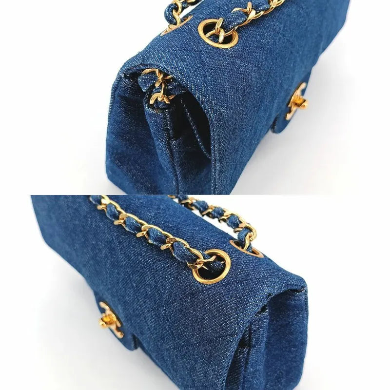 90188163-chanel-vintage-blue-denim-23cm-classic-flap-bag
