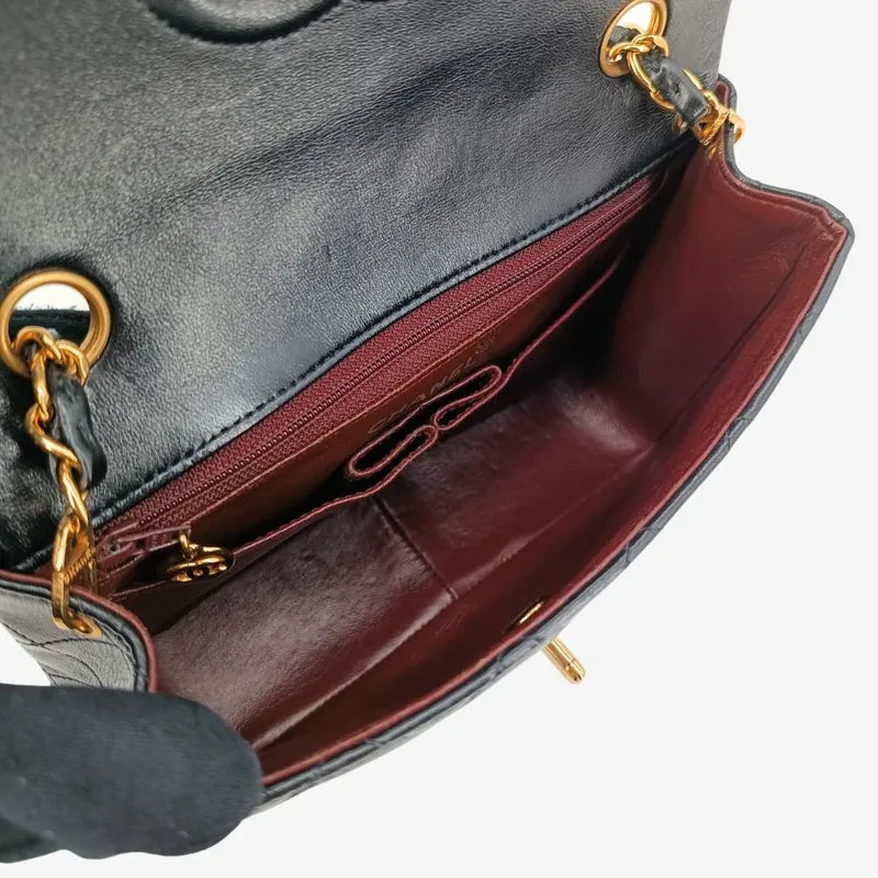 jt514-chanel-vintage-black-lambskin-20cm-mini-square-flap-bag