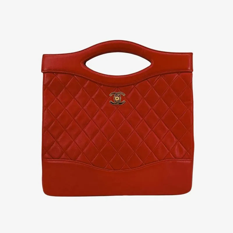 js948-chanel-vintage-red-lambskin-quilted-31-tote-bag