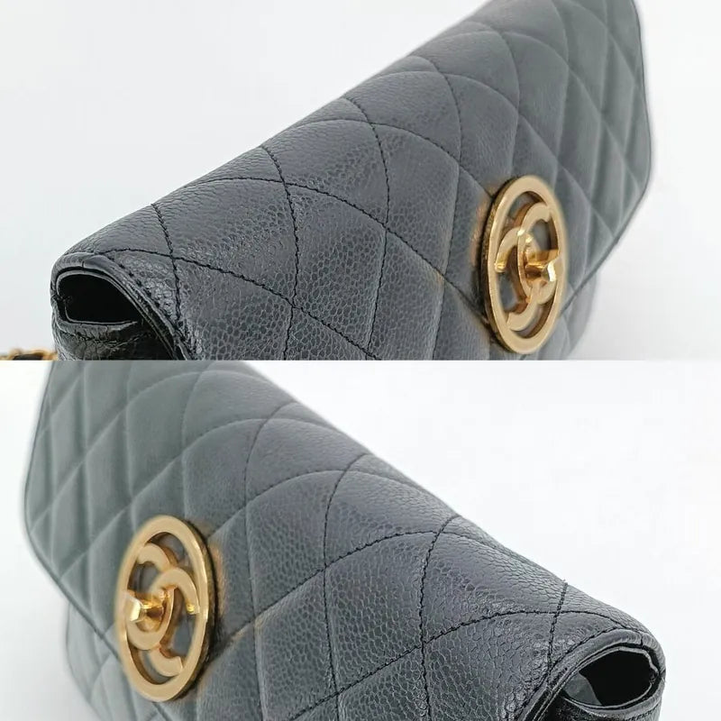c328-chanel-vintage-black-caviar-leather-quilted-flap-bag