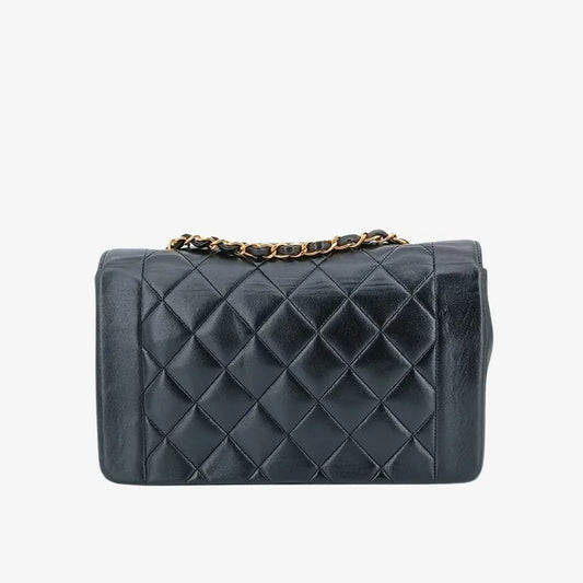 ra656-chanel-vintage-black-lambskin-25cm-diana-flap-bag