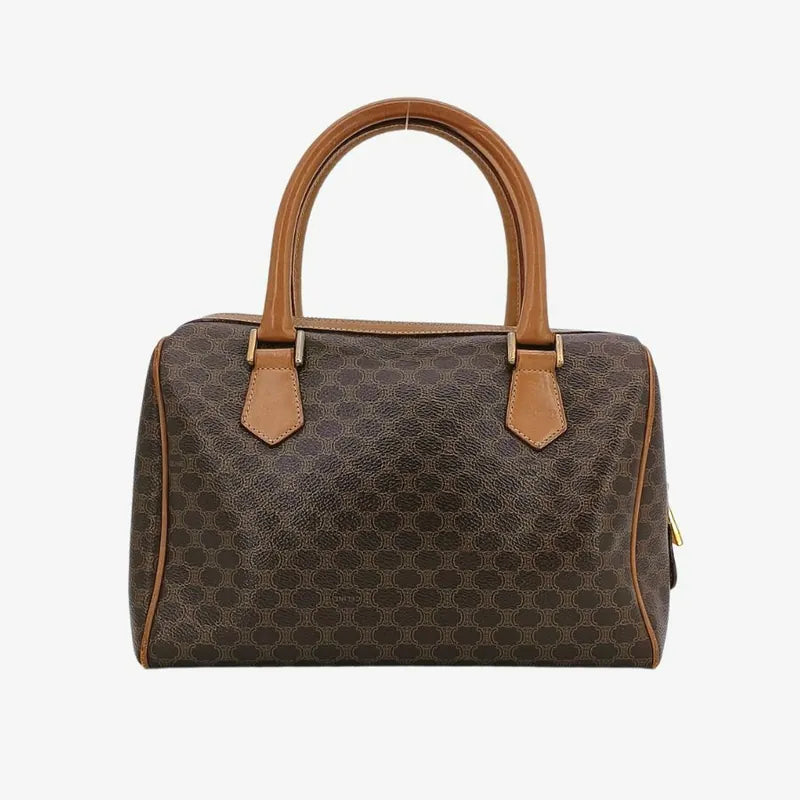 jt557-celine-brown-canvas-macadam-boston-handbag
