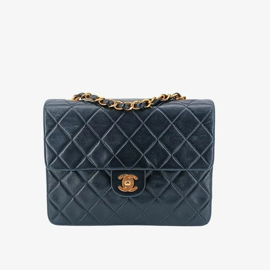 jt099-chanel-vintage-black-lambskin-20cm-mini-square-flap-bag