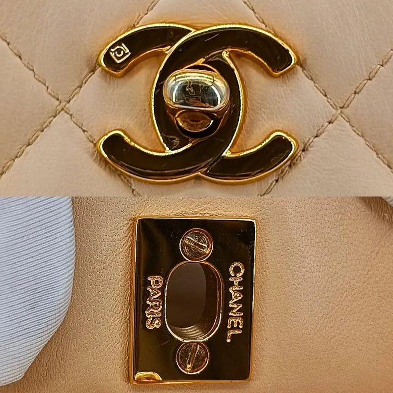 jah160-chanel-vintage-beige-lambskin-quilted-camera-bag