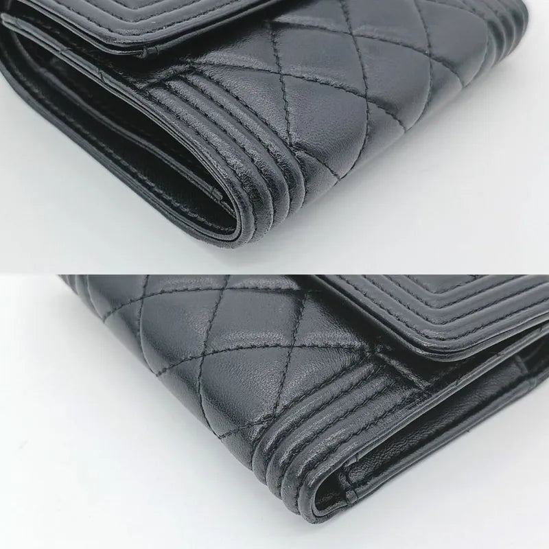 js596-chanel-boy-balck-lambskin-small-flap-wallet