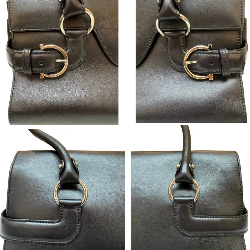 jy369-salvatore-ferragamo-vintage-black-leather-shoulder-bag