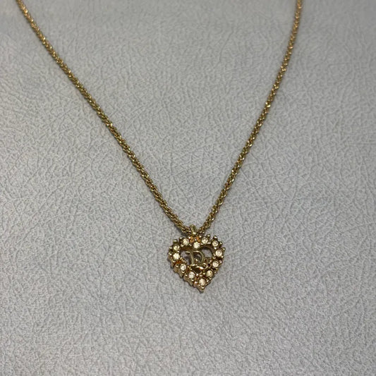 ju406-christian-dior-gold-crystal-heart-necklace