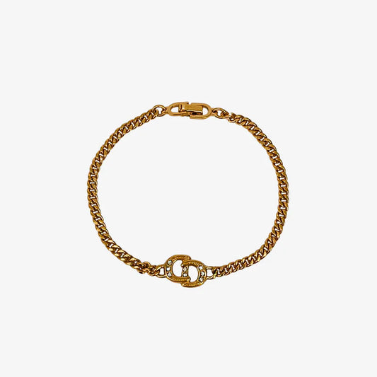 jt371-christian-dior-vintage-cd-logo-rhinestone-bracelet