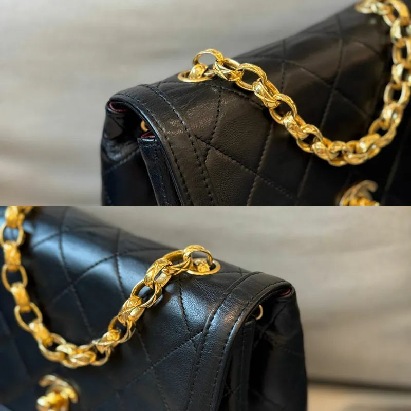 rc664-chanel-vintage-black-lambskin-trapeze-flap-bag