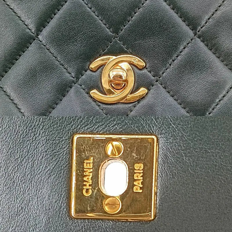 jt596-chanel-vintage-dark-green-lambskin-full-flap-bag