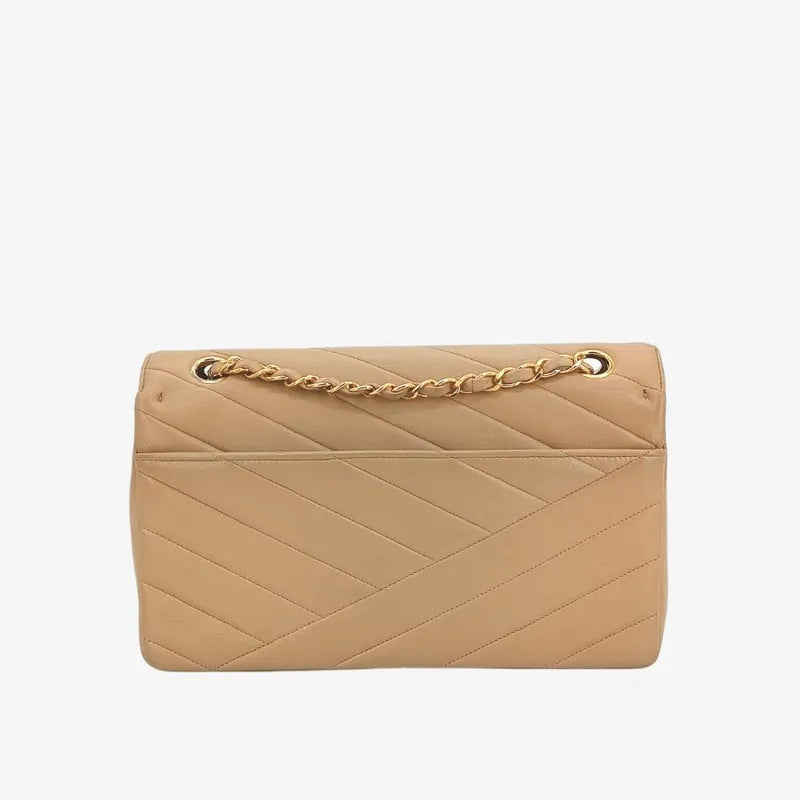 jt795-chanel-vintage-beige-lambskin-cross-stripe-flap-bag