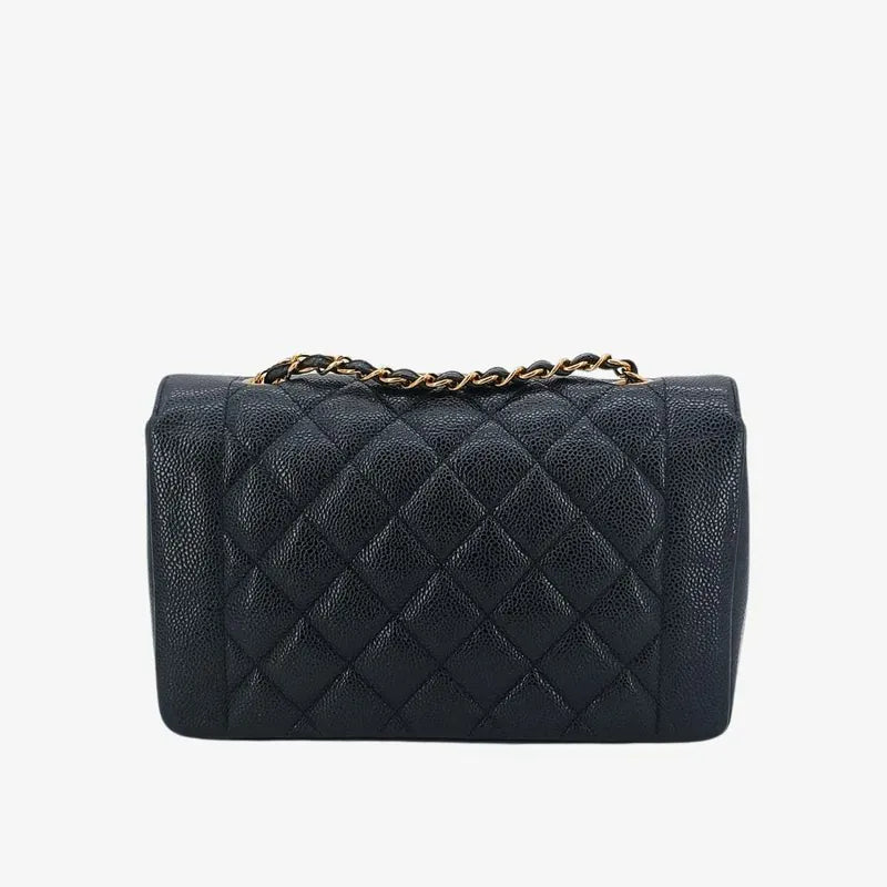 90221569-chanel-vintage-black-caviar-leather-25cm-diana-flap-bag