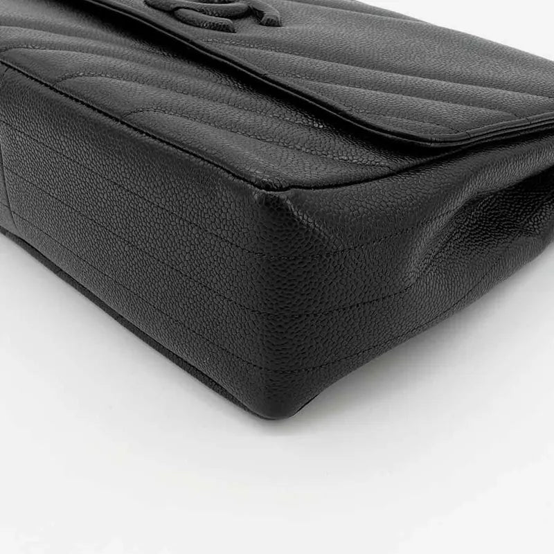 jq990-chanel-vintage-black-caviar-leather-jumbo-flap-bag