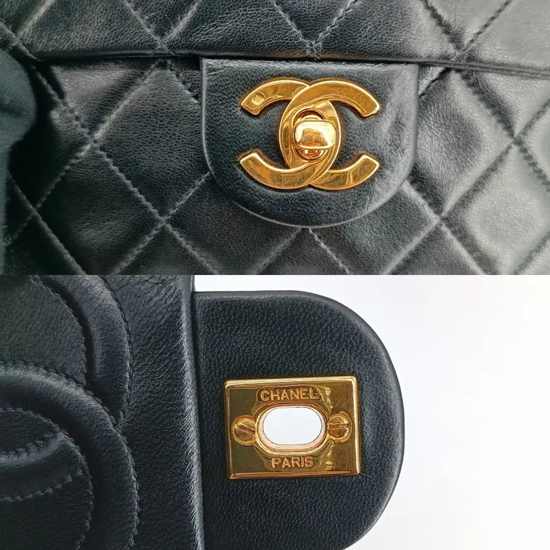 js993-chanel-vintage-black-lambskin-17cm-mini-square-flap-bag
