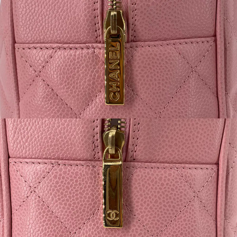 jw594-chanel-vintage-pink-caviar-leather-boston-bag