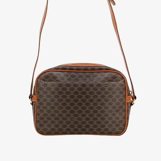 jt619-celine-brown-canvas-macadam-shoulder-bag