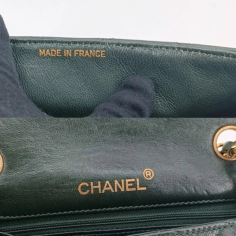 ra122-chanel-vintage-green-lambskin-17cm-mini-square-flap-bag