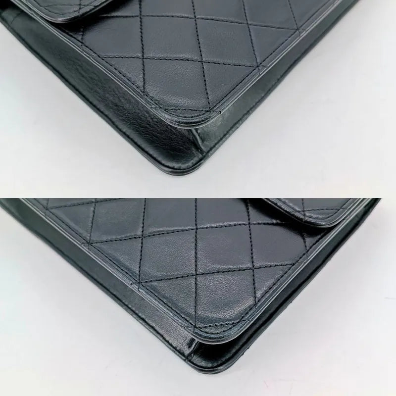 rb245-chanel-vintage-black-lambskin-double-turnlock-flap-bag