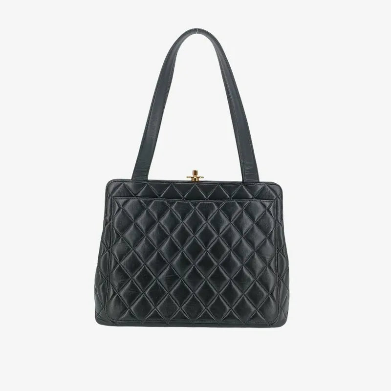 jt180-chanel-vintage-black-lambskin-kisslock-tote-bag