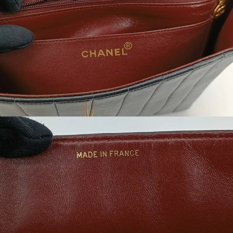 js040-chanel-vintage-black-lambskin-vertical-flap-bag