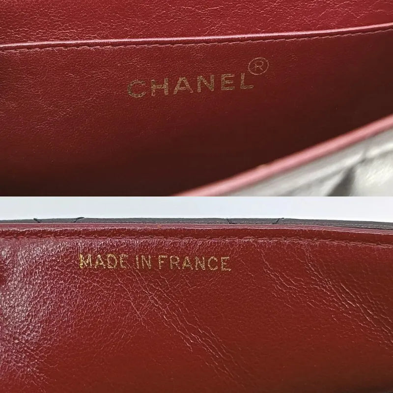 jt339-chanel-vintage-black-lambskin-25cm-diana-flap-bag