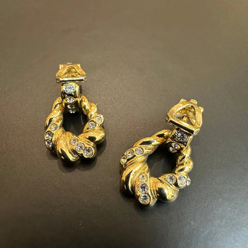 jy331-ysl-vintage-gold-plated-clip-on-earrings