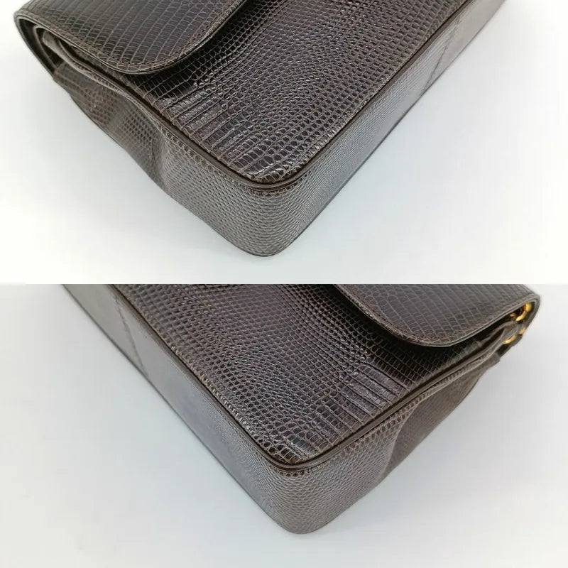 c378-chanel-vintage-brown-lizard-skin-23cm-classic-flap-bag