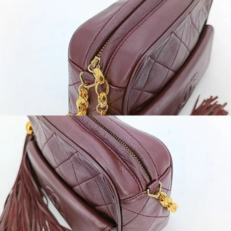 rb636-chanel-vintage-brown-lambskin-tassels-gold-chain-camera-bag