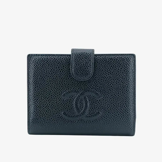 jt146-chanel-vintage-black-caviar-leather-wallet