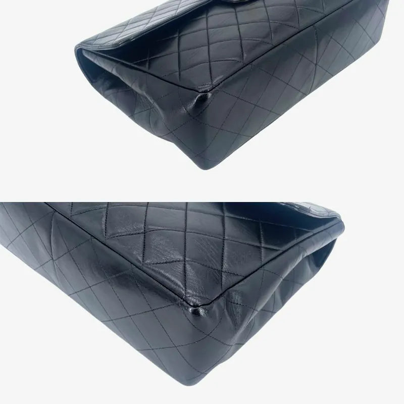 jah194-chanel-vintage-black-lambskin-jumbo-classic-flap-bag