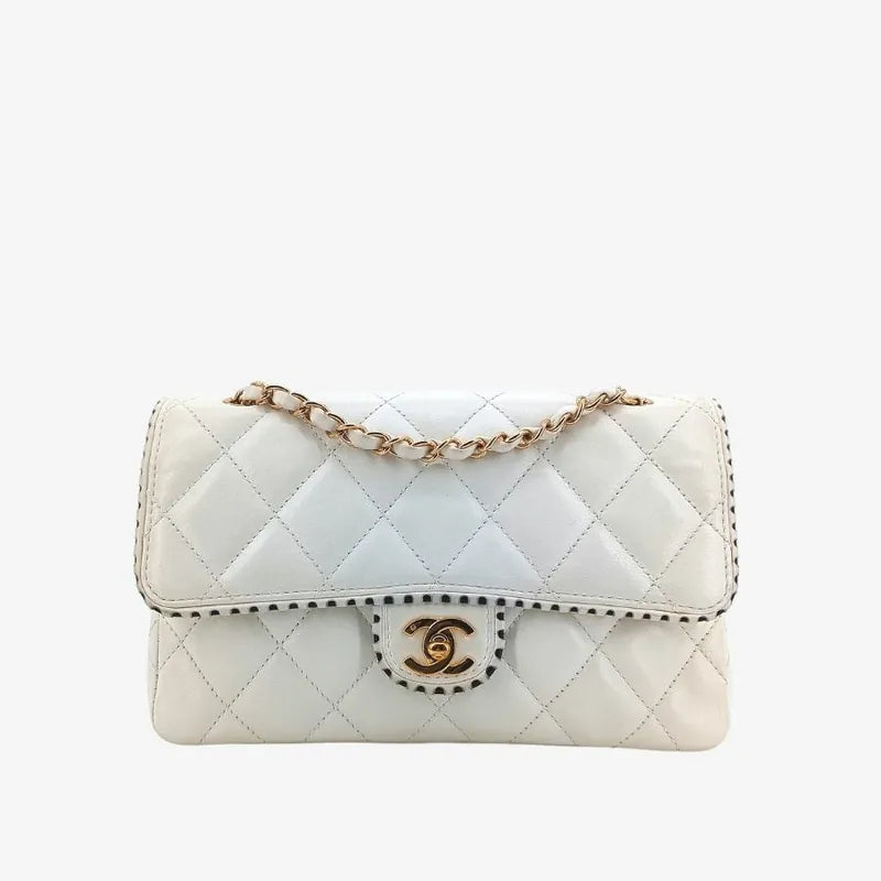 jt157-chanel-vintage-white-lambskin-25cm-flap-bag
