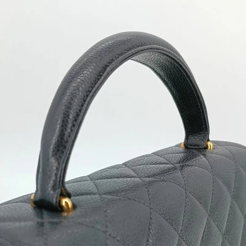 c394-chanel-vintage-black-caviar-leather-quilted-kelly-handbag