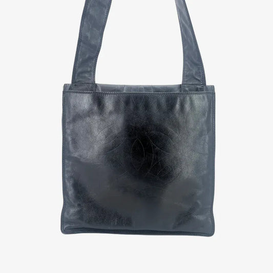 jw049-chanel-vintage-black-lambskin-cc-pattern-flap-bag