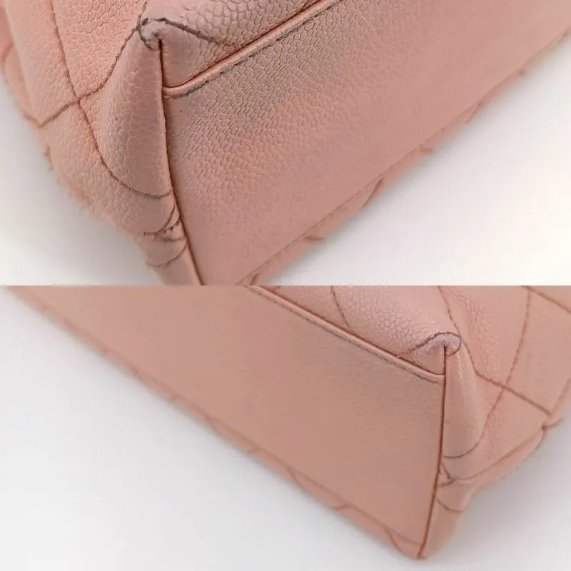 c323-chanel-vintage-pink-caviar-leather-wood-top-handle-bag