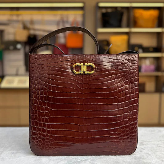 ju277-salvatore-ferragamo-brown-gancini-croco-embossed-leather-shoulder-bag