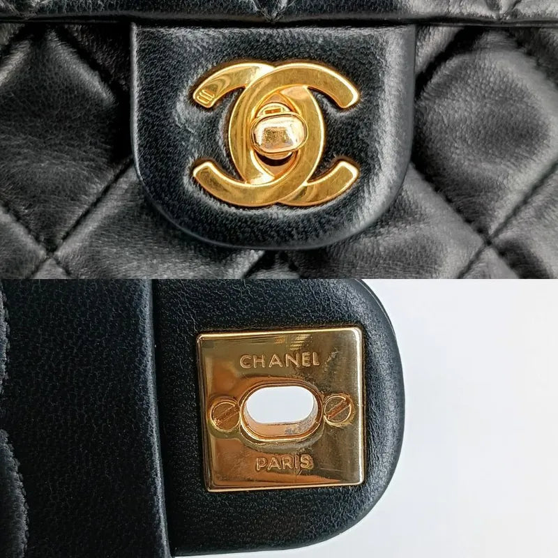 jt036-chanel-vintage-black-lambskin-20cm-mini-square-flap-bag