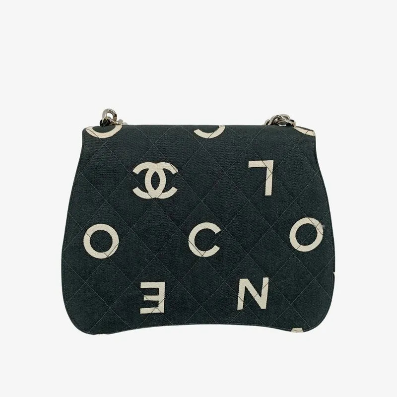 js535-chanel-vintage-black-cotton-handbag