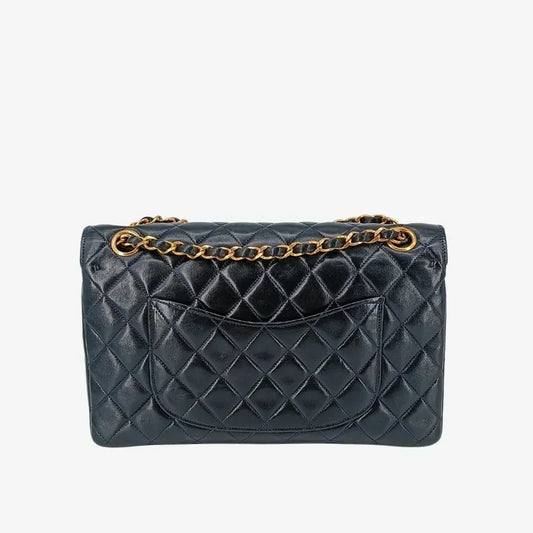 jt445-chanel-vintage-navy-lambskin-quilted-flap-bag