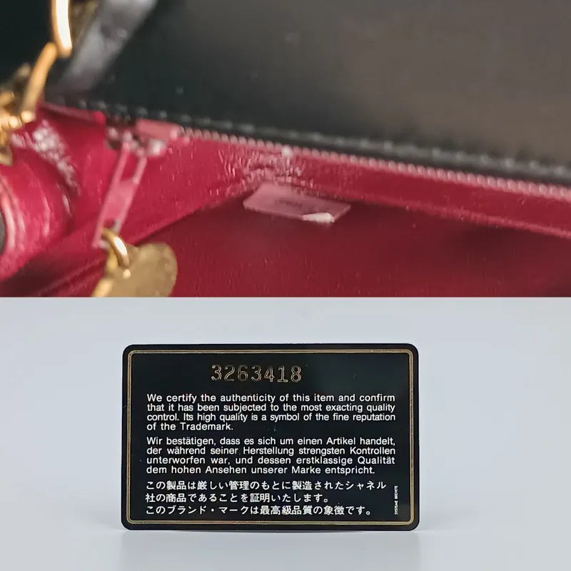 js681-chanel-vintage-black-lambskin-22cm-diana-flap-bag