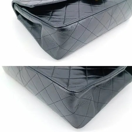 jt006-chanel-vintage-black-lambskin-27cm-classic-flap-bag