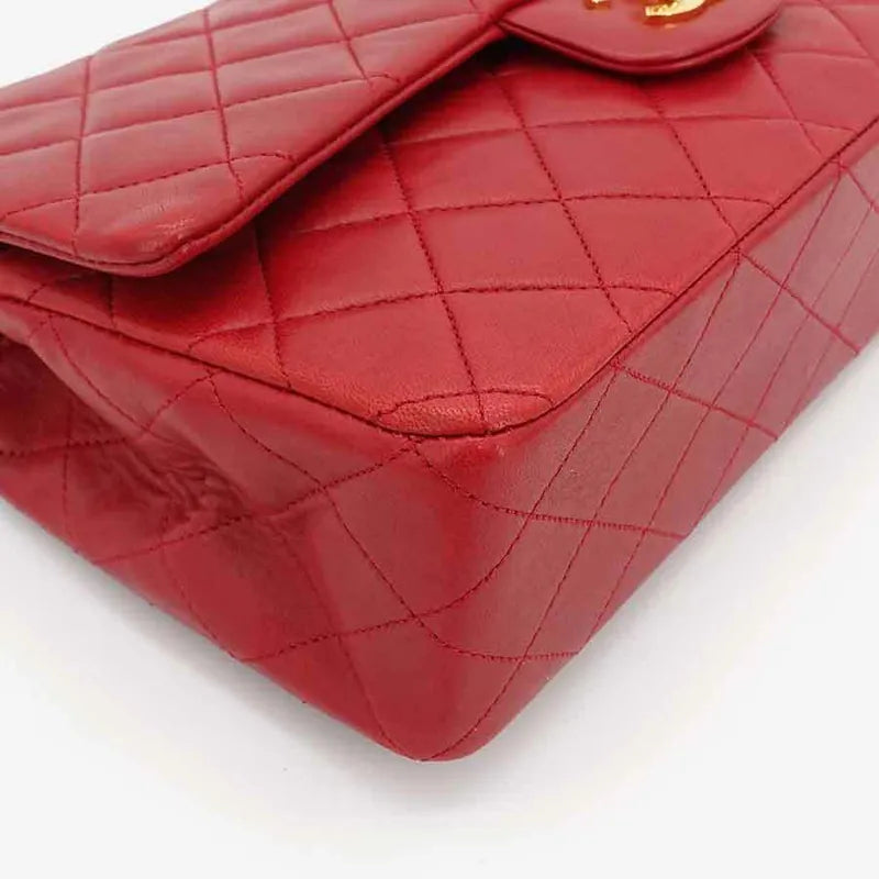c275-chanel-vintage-red-lambskin-25cm-classic-flap-bag