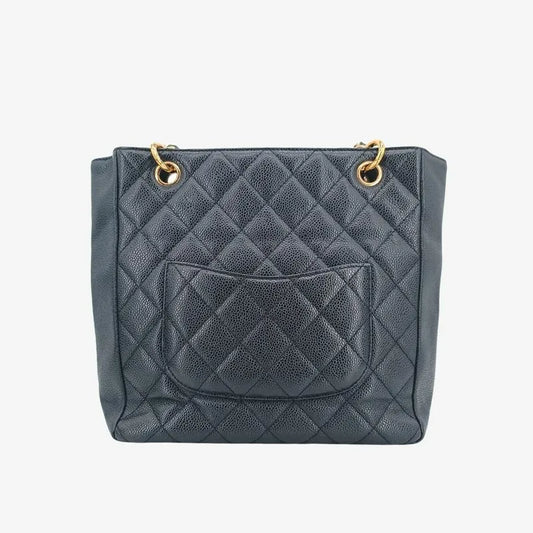 jt050-chanel-vintage-black-caviar-leather-embossed-logo-pst-tote-bag