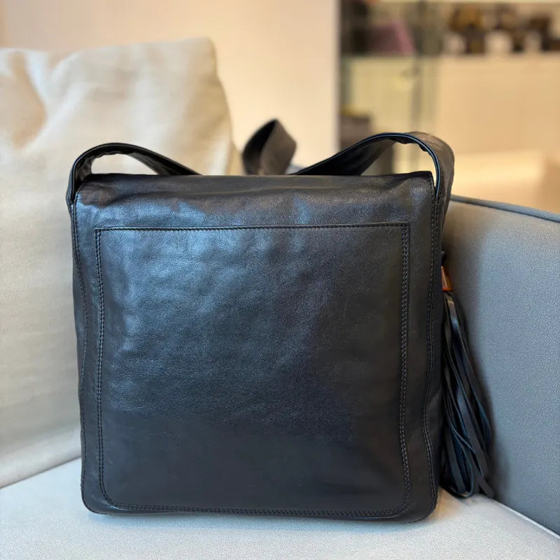 rb143-chanel-vintage-black-lambskin-flap-bag